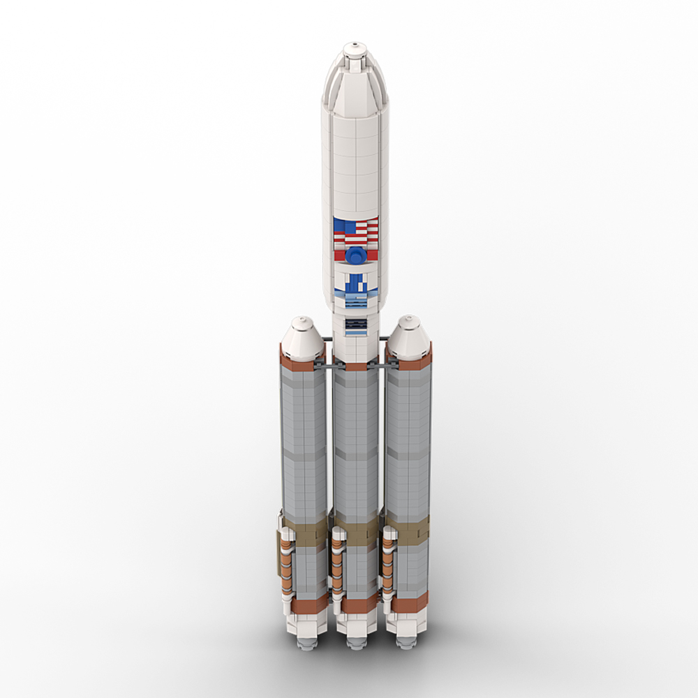 Diy Lego Electronics - Gobricks MOC 1:110 Atlas Rocket Building