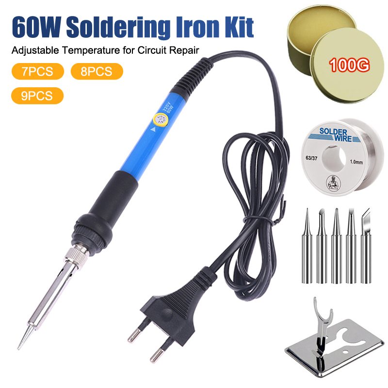 Diy Electronics Soldering Kit - Kit Solder Listrik 220V 60W dengan