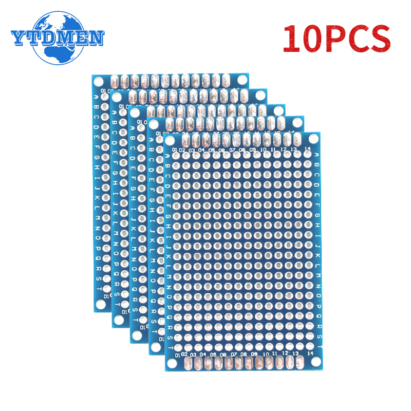 Diy Electronics Starter Kit - 10 buah 4x6cm papan PCB sisi