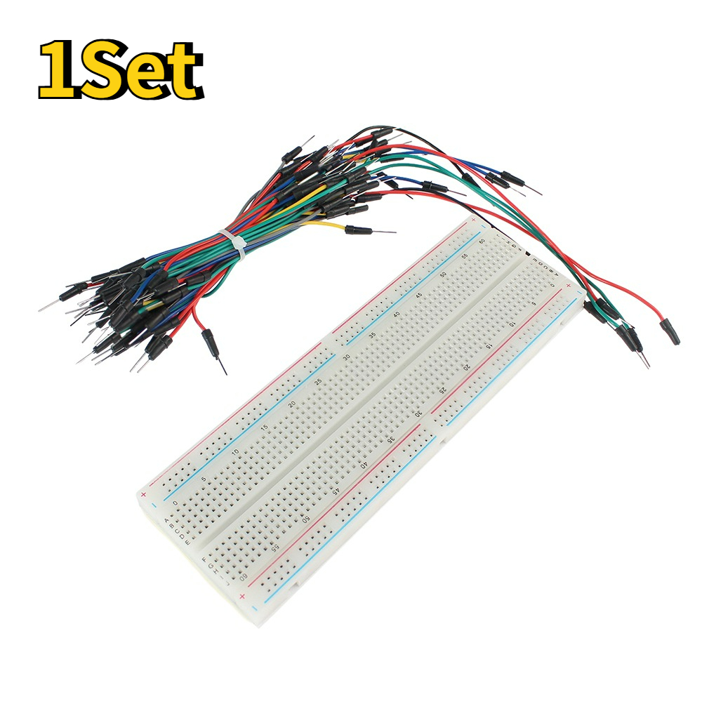 Diy Electronics Breadboard - 830 Poin MB102 Kit Prototipe Breadboard