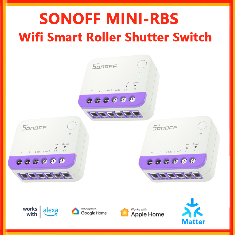 Diy Home Electronics - Sakelar Roller Shutter Pintar SONOFF MINI-RBS,