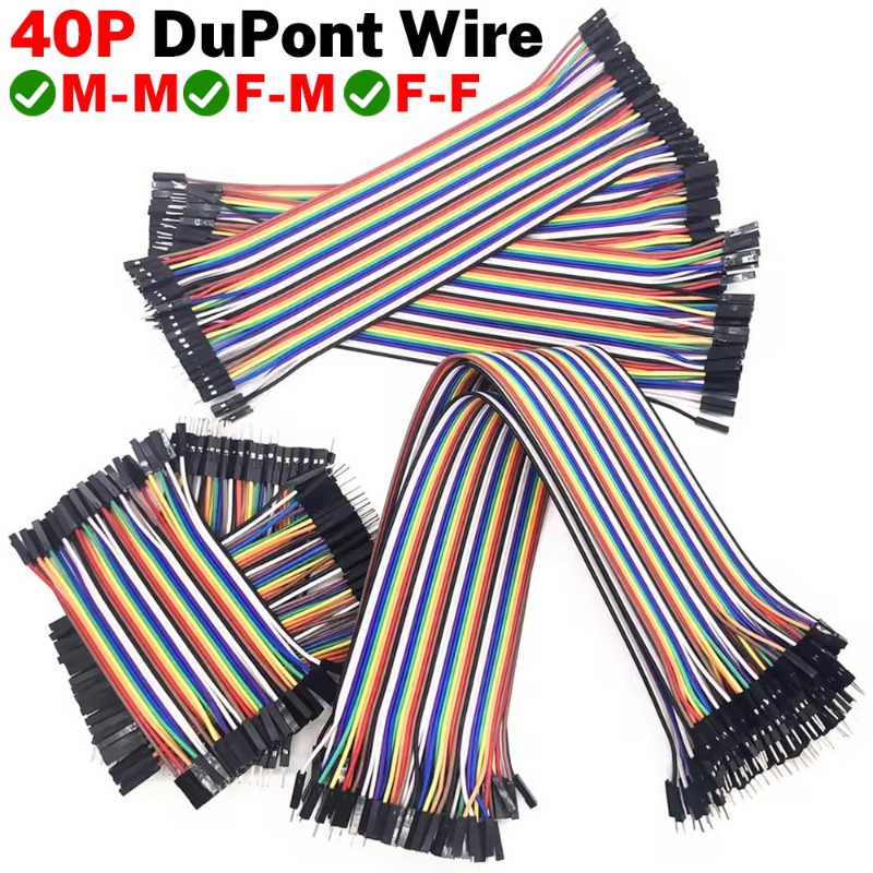 Diy Electronics Breadboard - Kit Kabel Jumper Pita Dupont 40Pin