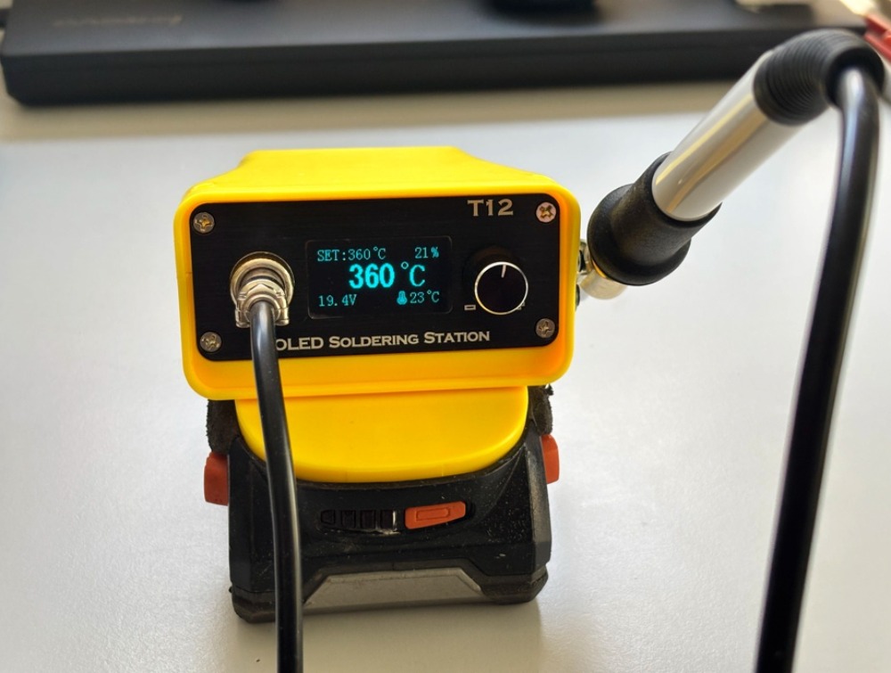 Diy Electronics Bench - Solder Tanpa Kabel T12 Untuk Baterai
