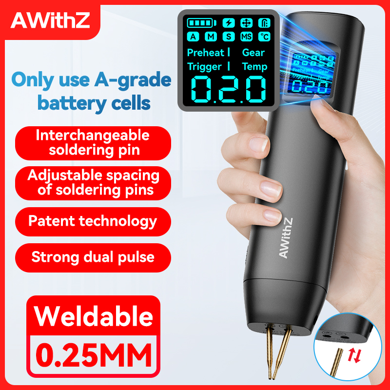 Diy Electronics Spot Welder - Awithz Baterai Portabel Spot Welder DIY