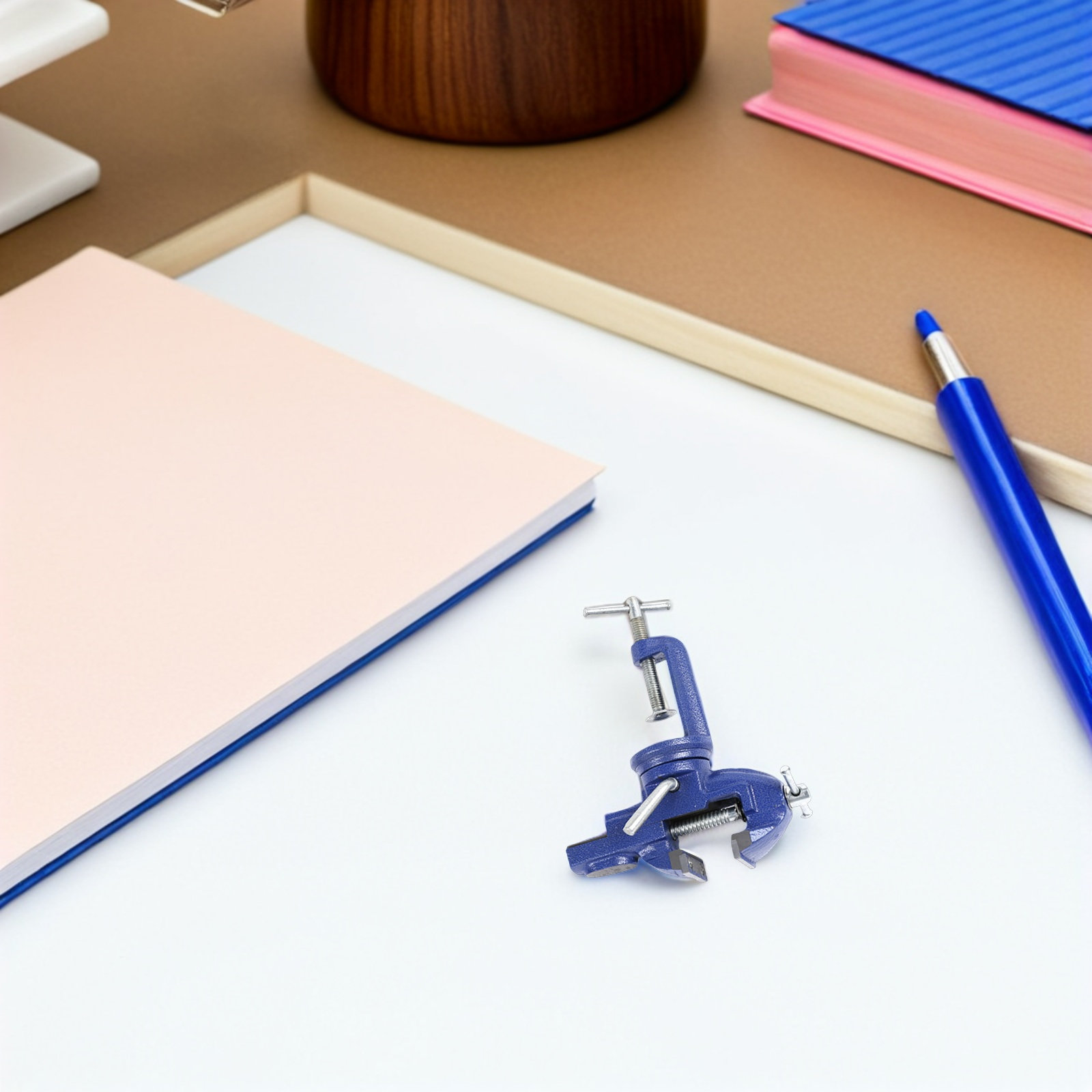 Diy Electronics Table - Penjepit Meja Putar Mini 60Mm Besi
