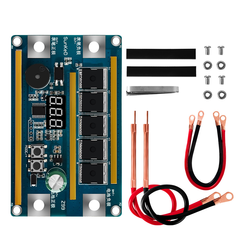 Diy Electronics Spot Welder - Papan Sirkuit PCB Pengelasan Titik 12V,
