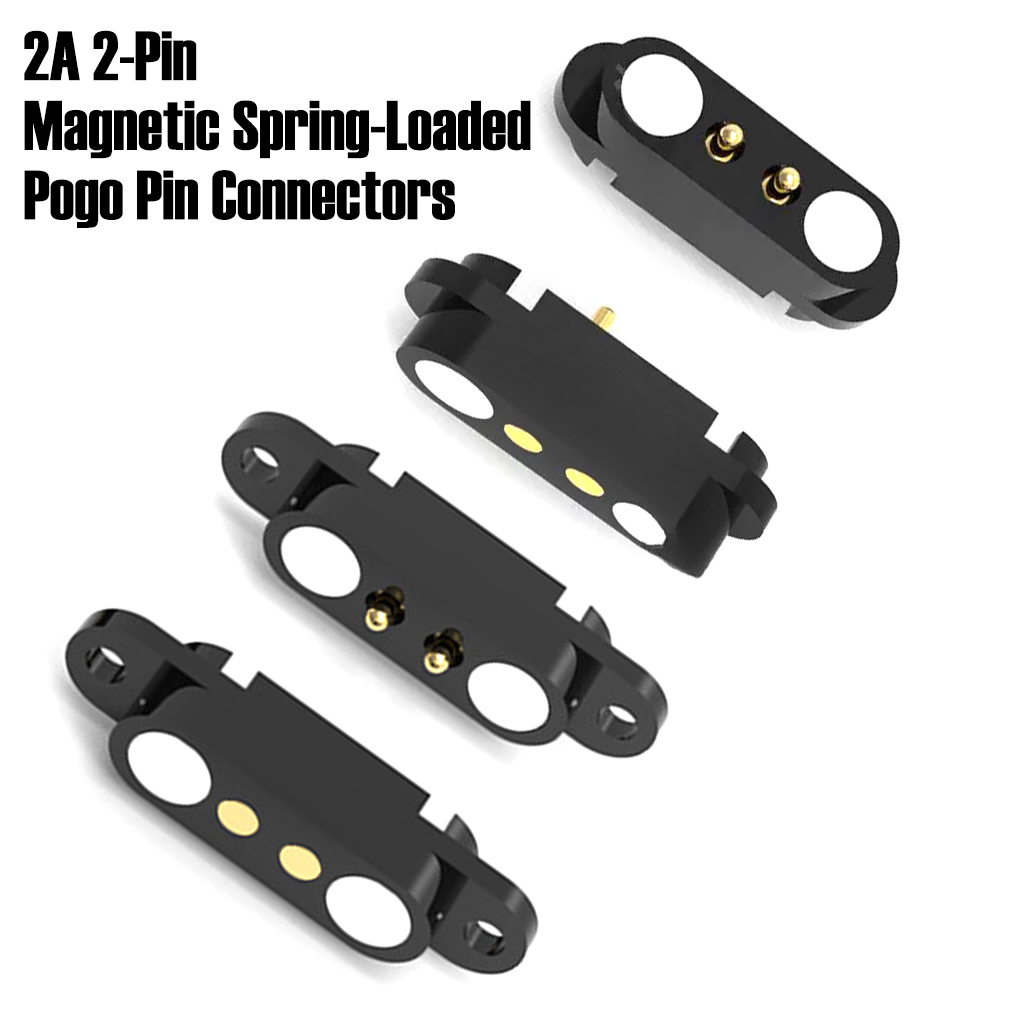 Diy Electronic Load - 1 Set 2A 2-Pin Konektor Pogo