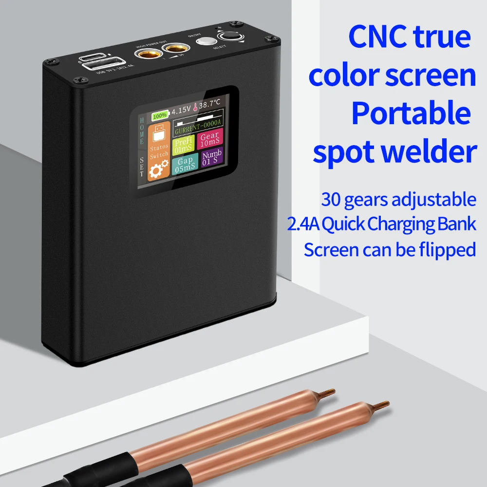 Diy Electronics Spot Welder - Tampilan Digital Mesin Las Titik 0.1-0.25MM