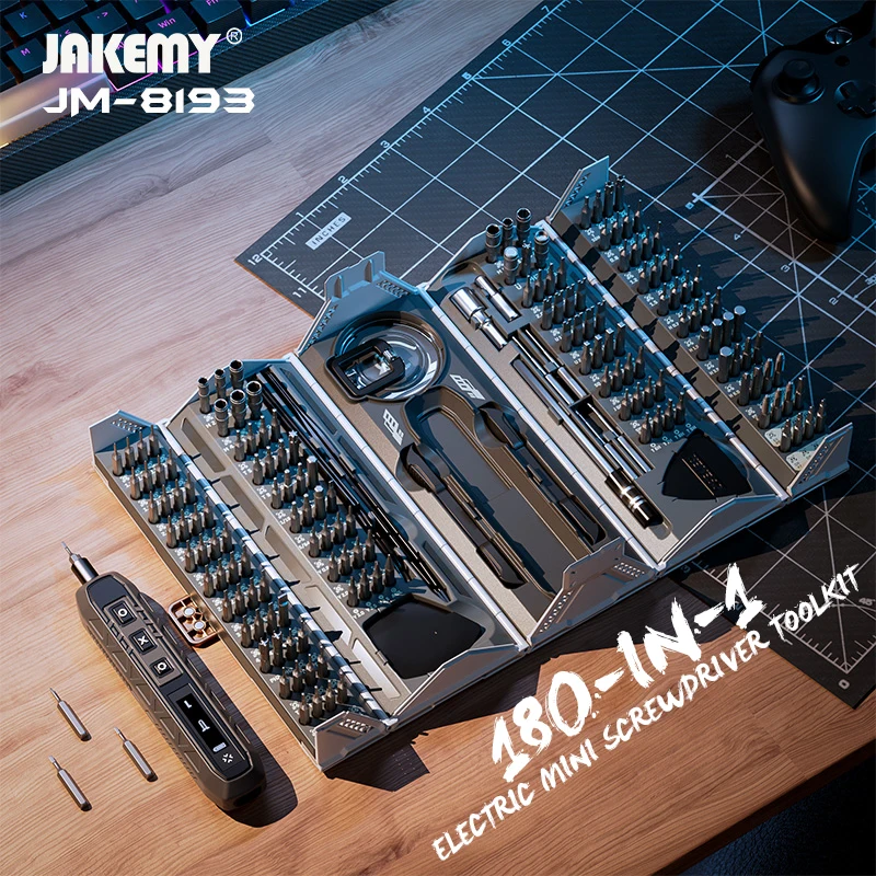 Diy Box Electronics Mall - Jakily JM-8193 180-in-1 elektrik Mini obeng