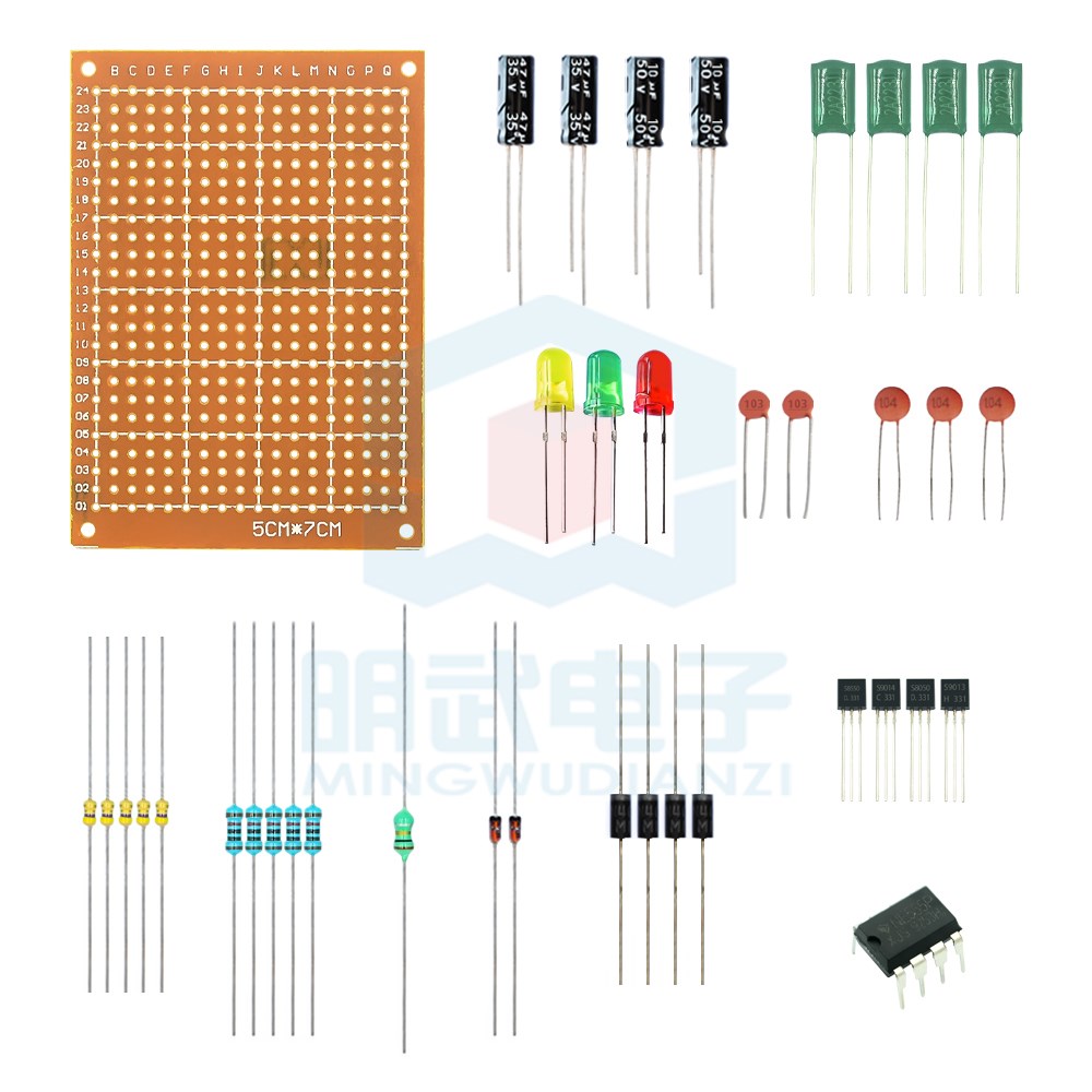 Diy Electronics Basics - Identifikasi dasar komponen praktik pengelasan, paket