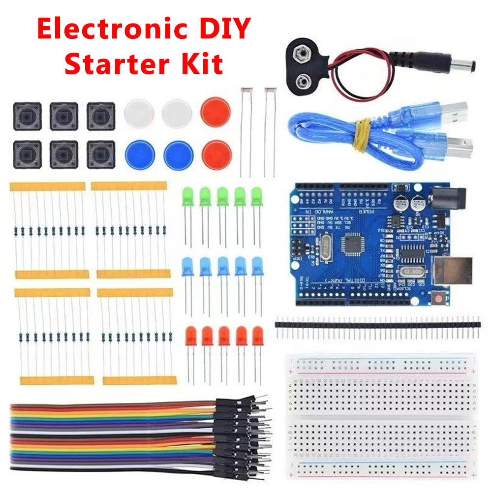 Diy Electronics Breadboard - Kit Pemula Elektronik DIY Untuk papan