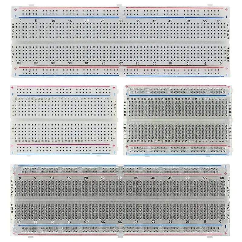 Diy Electronics Breadboard - 400/830 Tie-Points Breadboard MB-102 untuk Uji