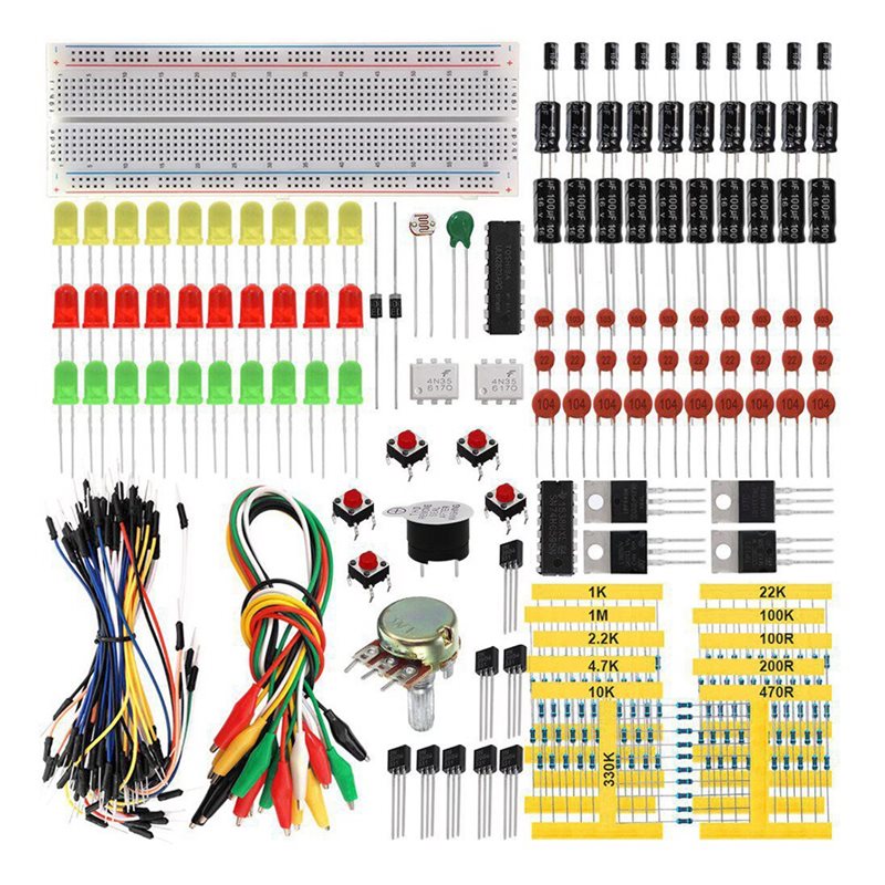 Diy Electronics Basics - Kit Pembelajaran Elektronik DIY Untuk Komponen