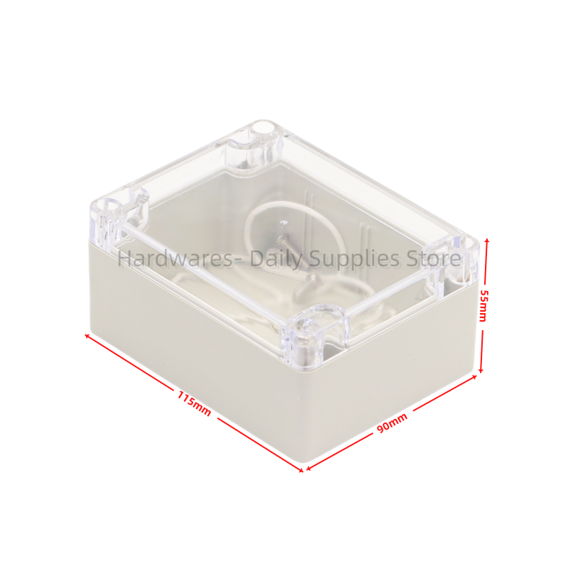 Diy Box Electronics Mall - 1 buah sarung plastik bening antiair,