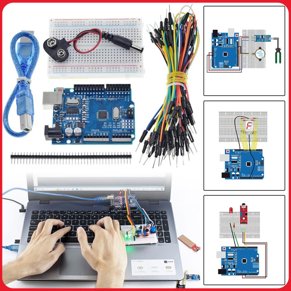Diy Electronics Basics - Kit Pemula Dasar dengan Modul Sensor