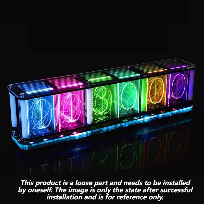 Diy Electronics Table - Kit Jam Tabung Glowing DIY Jam