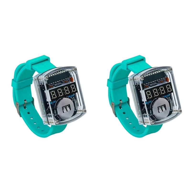 Diy Electronics Youtube - 2X Kit Elektronik Jam Tangan LED