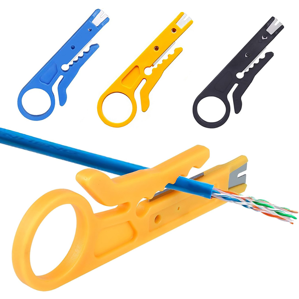 Wire Stripper Cutter - Tang Multifungsi Pengupas Kabel, Pemotong, dan