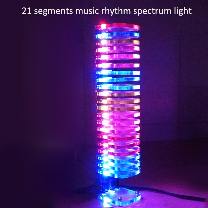 Diy Electronics Market - Kubus Cahaya 21-Segmen LED Kit Lampu