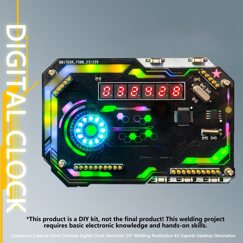Diy Electronics Table - Set Jam Meja DIY Jam Digital
