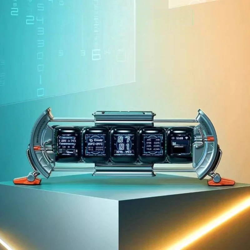 Diy Electronics Table - Figur Elektron DIY Kreatif, Jam Tabung