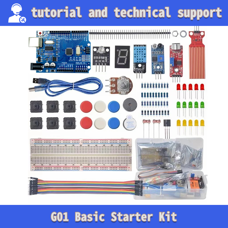 Diy Electronics Basics - Perlengkapan pemula dasar proyek Arduino Uno