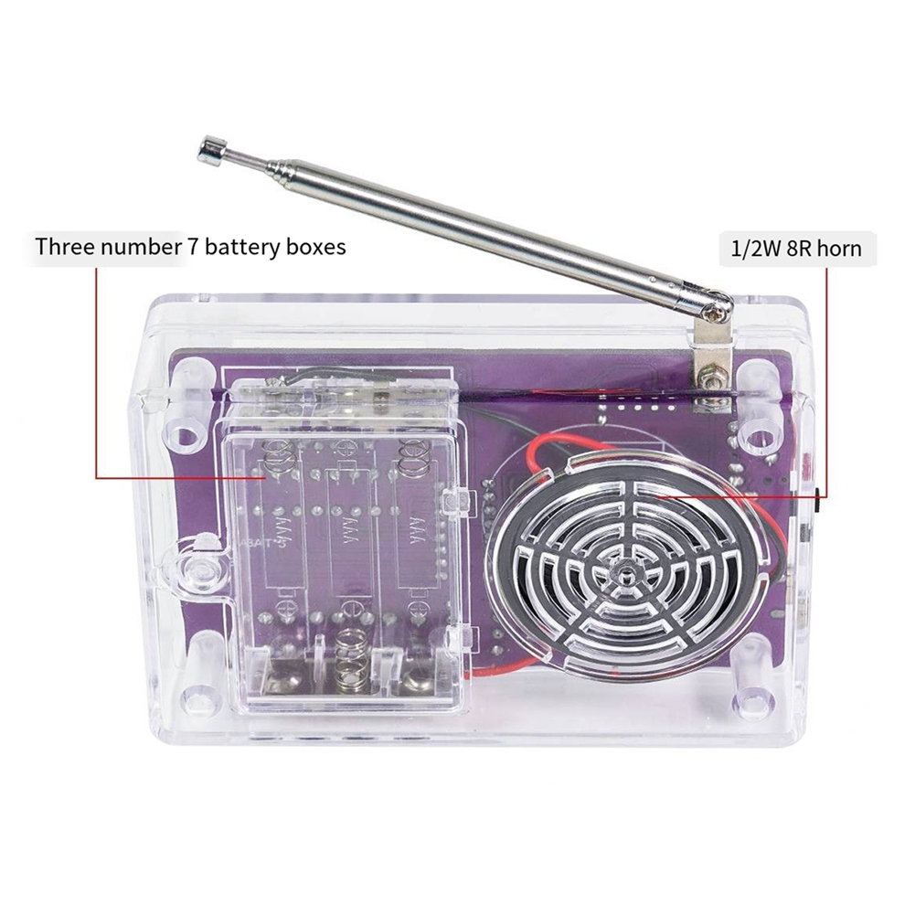 Diy Electronics Soldering Kit - GROCE-Kit Elektronik Radio FM DIY HU-017B