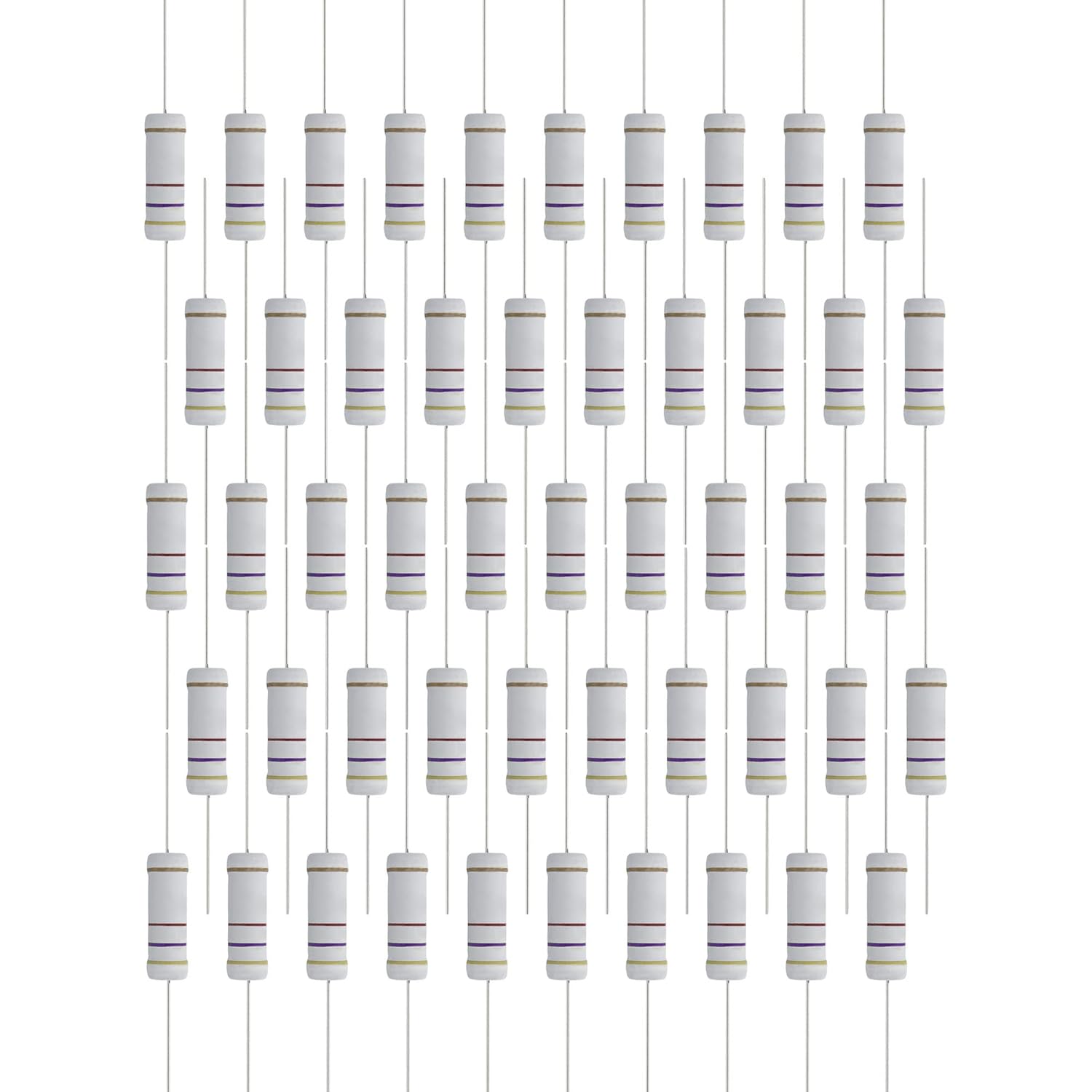 Diy Electronics Videos - 50 Buah Resistor 470 Ohm Axial