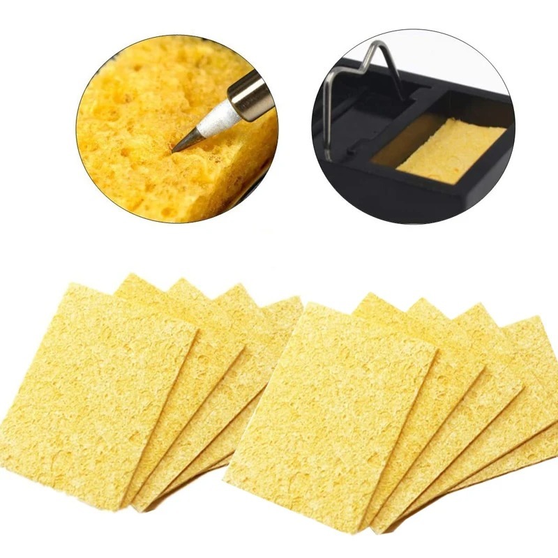 Diy Electronics Soldering Kit - 10 Buah Spons Pembersih Besi Solder