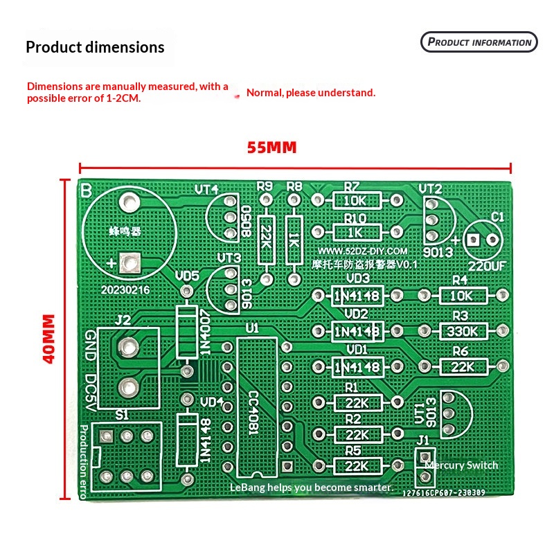 Kit Alarm Anti Maling Getaran  - Diy Motorcycle Electronics ulasan dan harga