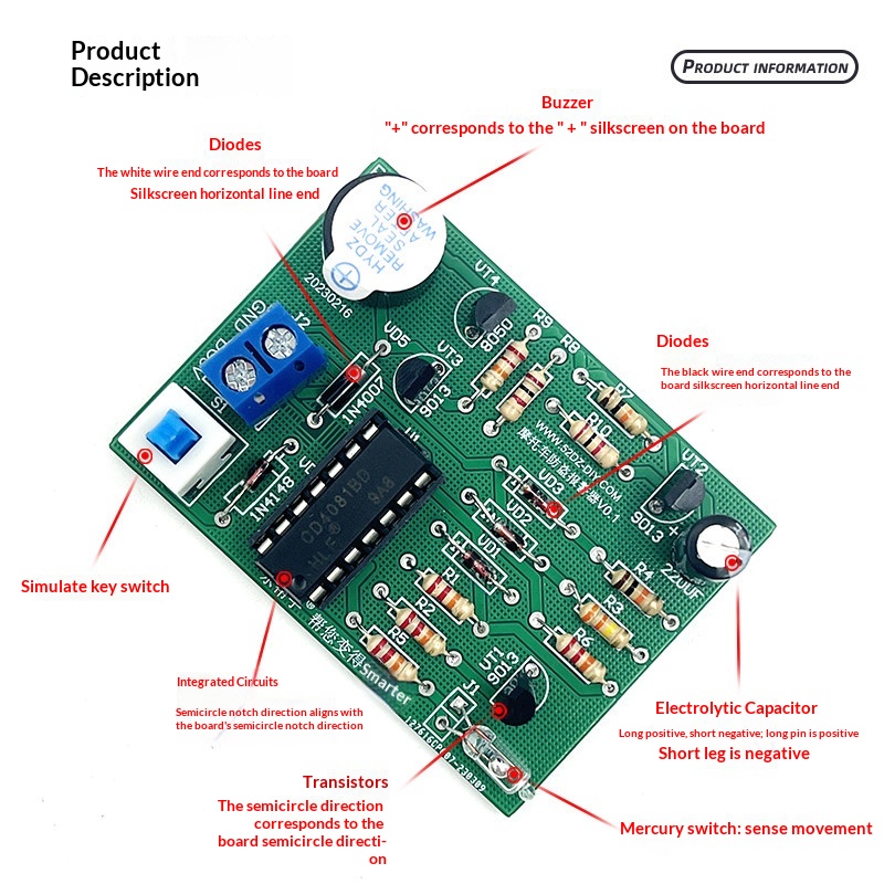 Kit Alarm Anti Maling Getaran  - Diy Motorcycle Electronics ulasan dan harga