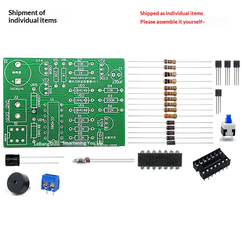 Kit Alarm Anti Maling Getaran  - Diy Motorcycle Electronics ulasan dan harga