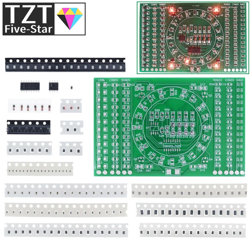 TZT 1/3 Buah SMD NE555 CD4017  - Smd Solder Paste ulasan dan harga
