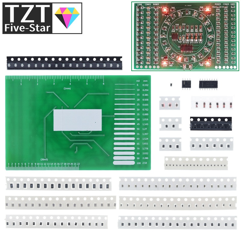 TZT 1/3 Buah SMD NE555 CD4017  - Smd Solder Paste ulasan dan harga