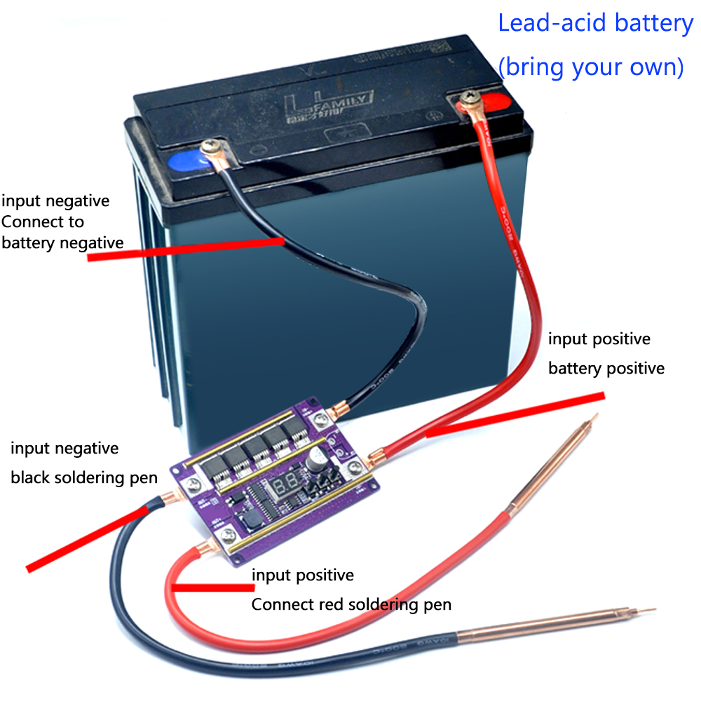 Kit DIY Mesin Las Titik 12V Da - Diy Electronics Spot Welder ulasan dan harga