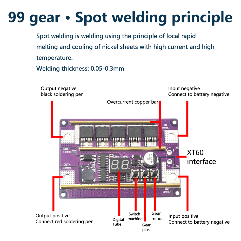Kit DIY Mesin Las Titik 12V Da - Diy Electronics Spot Welder ulasan dan harga
