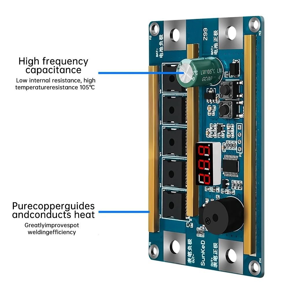 Mesin Las Titik Portabel 12V d - Diy Electronics Spot Welder ulasan dan harga