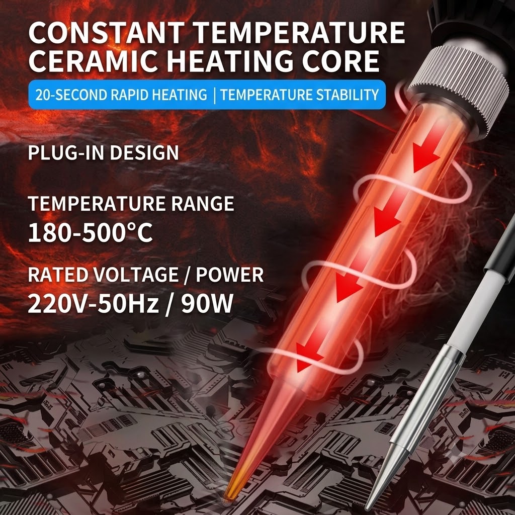 Kit Soldering Iron Temperatur  - Diy Electronics Uk ulasan dan harga