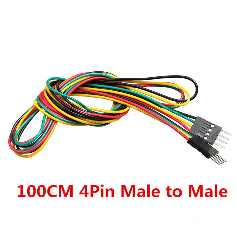 10 Pcs/lot 4pin 100 Cm M-M/M-F - Diy Electronics Breadboard ulasan dan harga