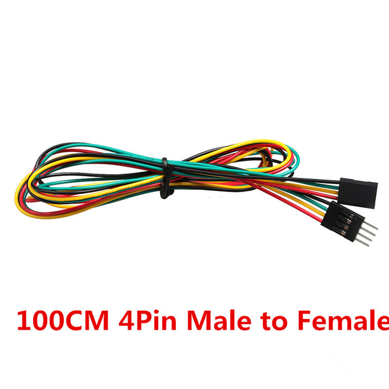 10 Pcs/lot 4pin 100 Cm M-M/M-F - Diy Electronics Breadboard ulasan dan harga