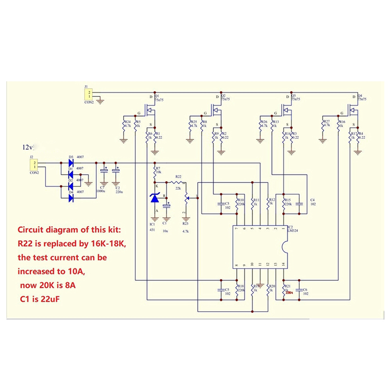 AC88-2X Kit DIY 150W 10A Pengu - Diy Electronic Load ulasan dan harga