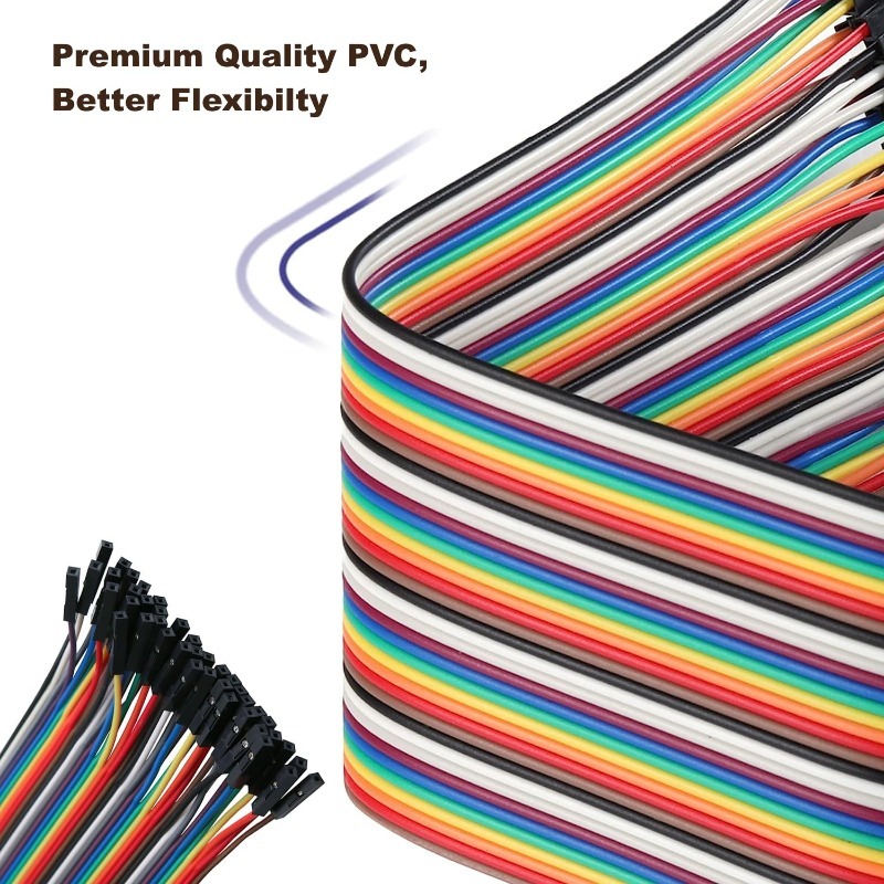 Kit Kabel Jumper Pita Dupont 4 - Diy Electronics Breadboard ulasan dan harga