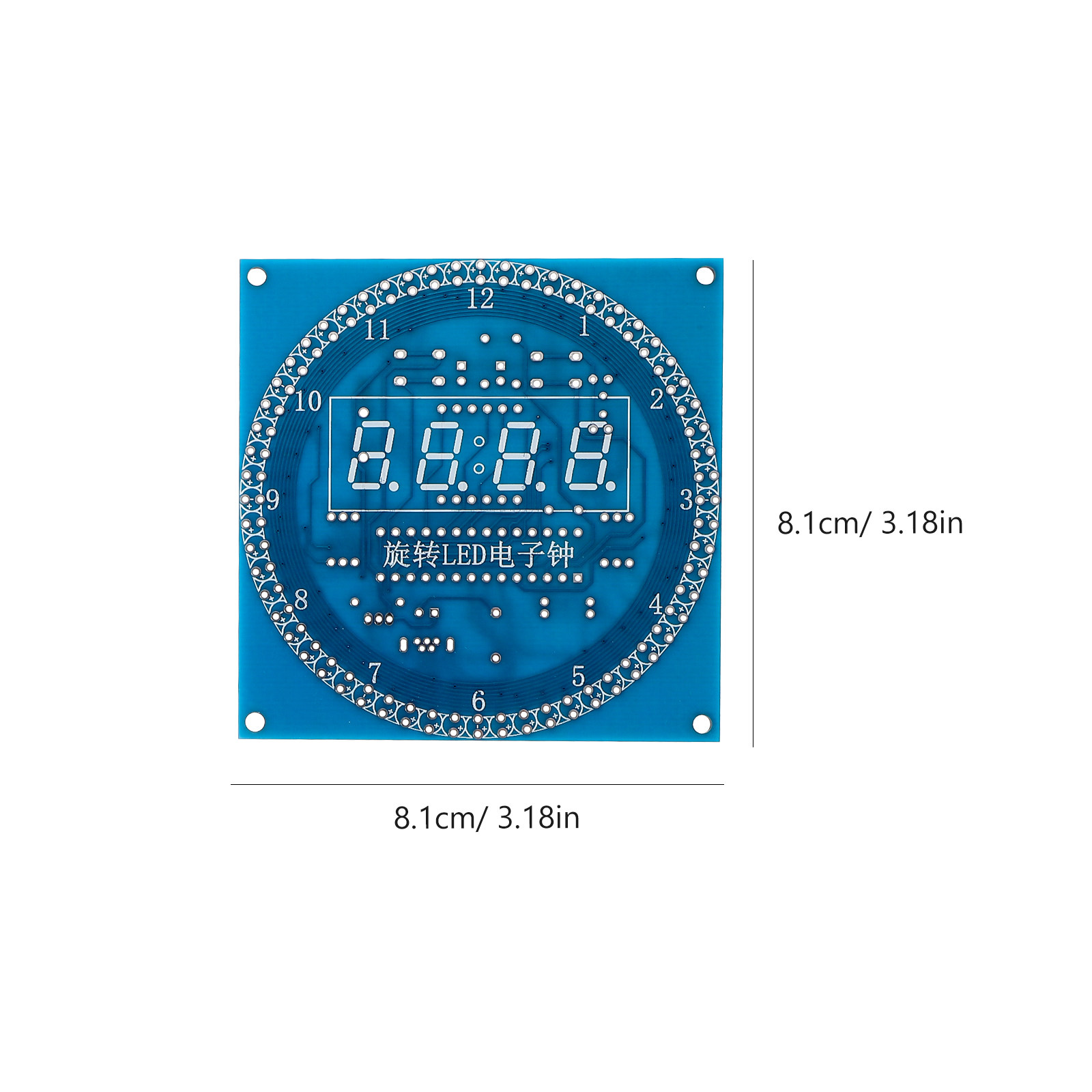1Set Kit Jam Elektronik LED DI - Diy Electronics Table ulasan dan harga