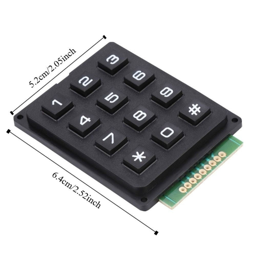 Modul Keyboard 12 Tombol Prakt - Diy Electronics Uk ulasan dan harga