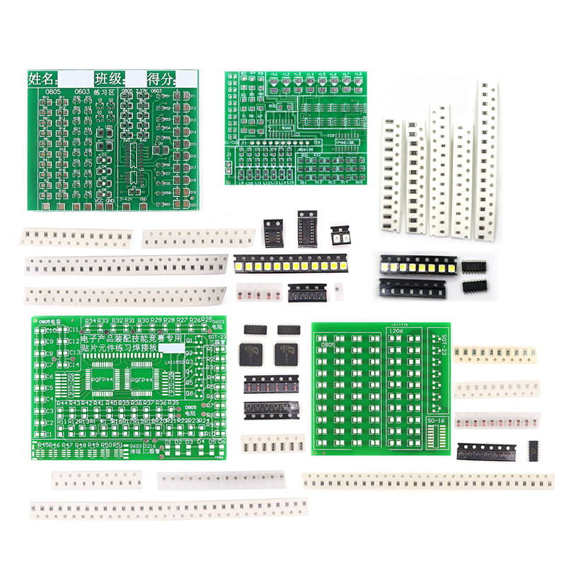 Praktek solder empat buah Set  - Diy Electronics Basics ulasan dan harga