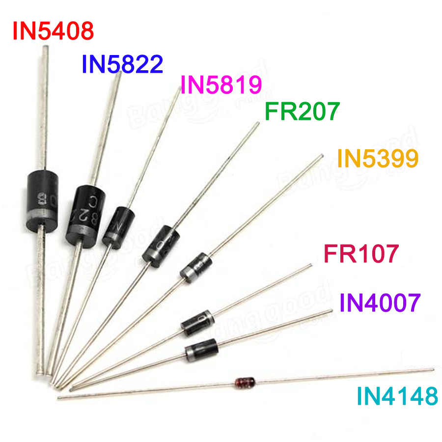 100 Buah/Lot Paket Set Diode P - Diy Motorcycle Electronics ulasan dan harga