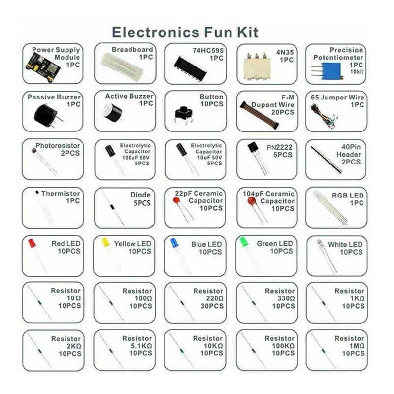 T23C MB-102 Kit Pemula Proyek  - Diy Electronics Starter Kit ulasan dan harga