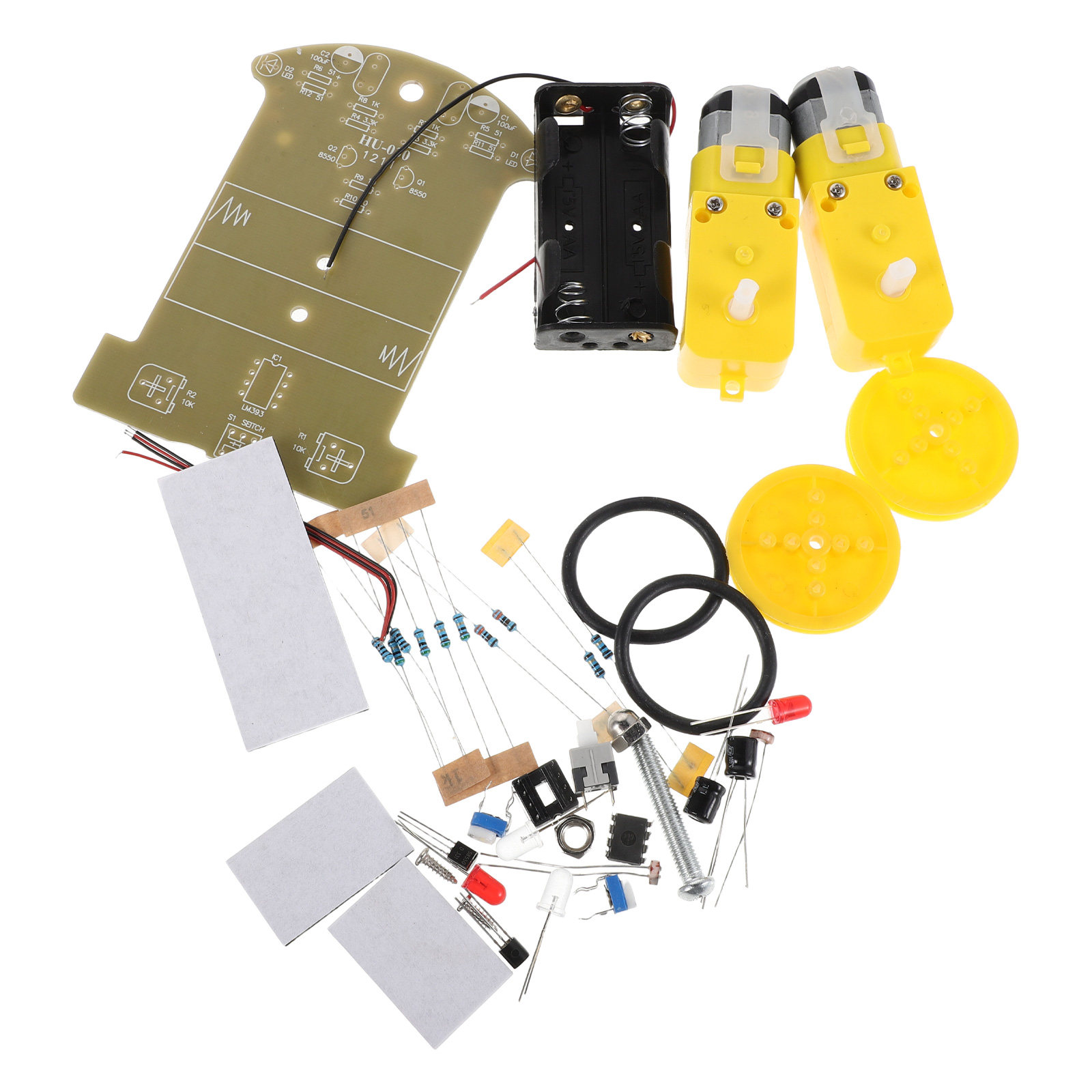 1Set Kit Mobil Robot Berpengge - Diy Electronics Soldering Kit ulasan dan harga
