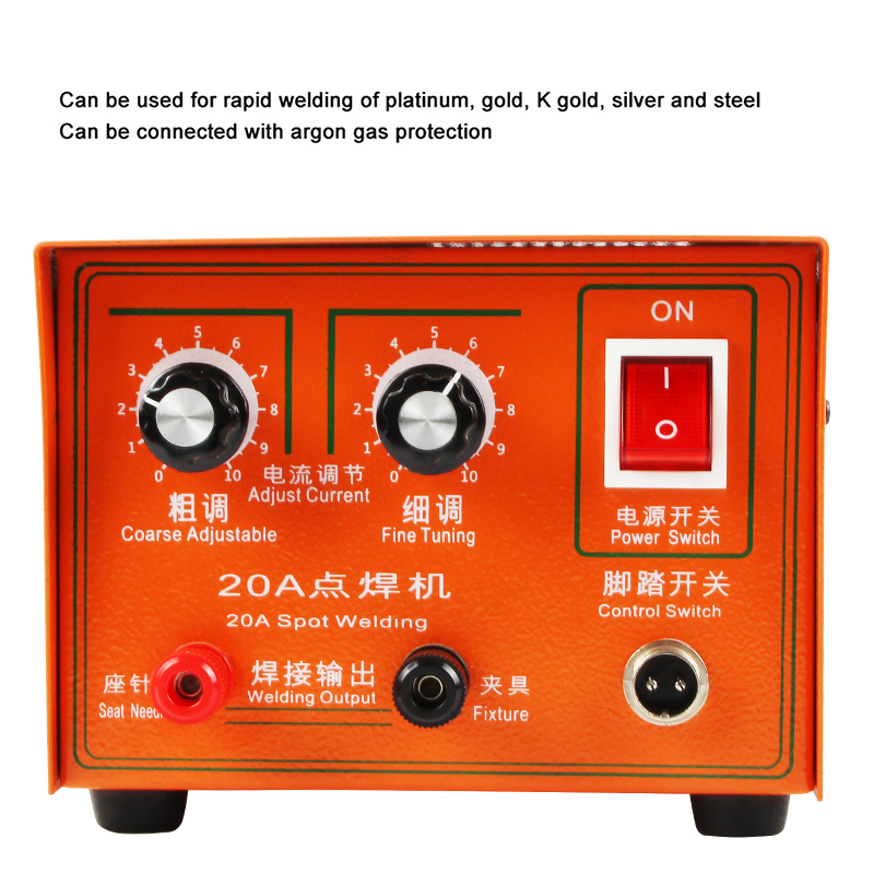 Perhiasan 20A Spot Welder Mesi - Diy Electronics Spot Welder ulasan dan harga