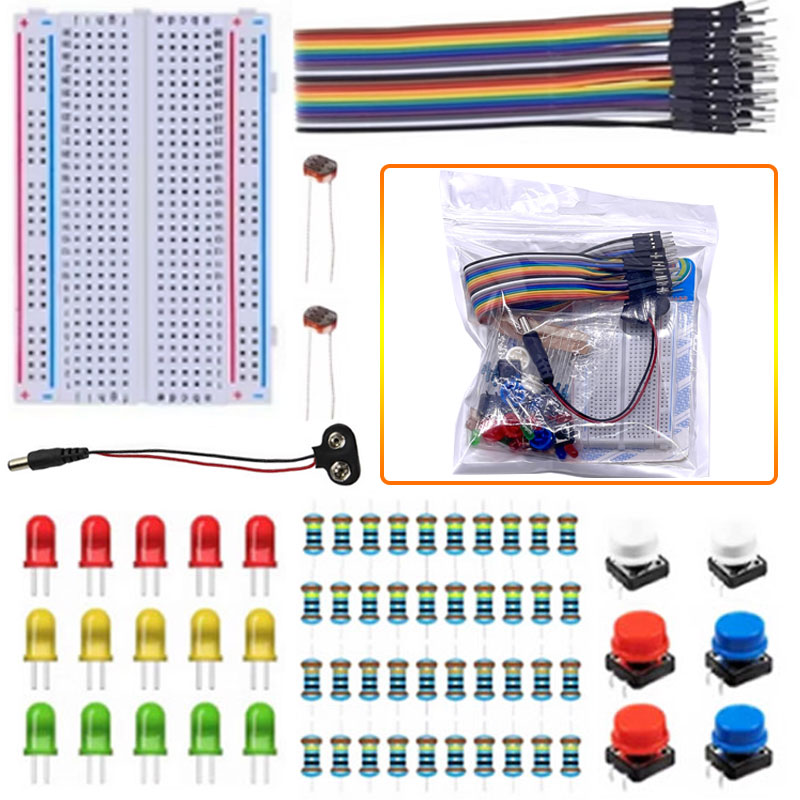Kit Pendidikan Pengodean Tekni - Diy Electronics Breadboard ulasan dan harga
